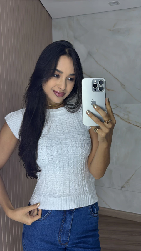 BLUSA TRICOT MODAL MANGA JAPONESA 0106 - comprar online