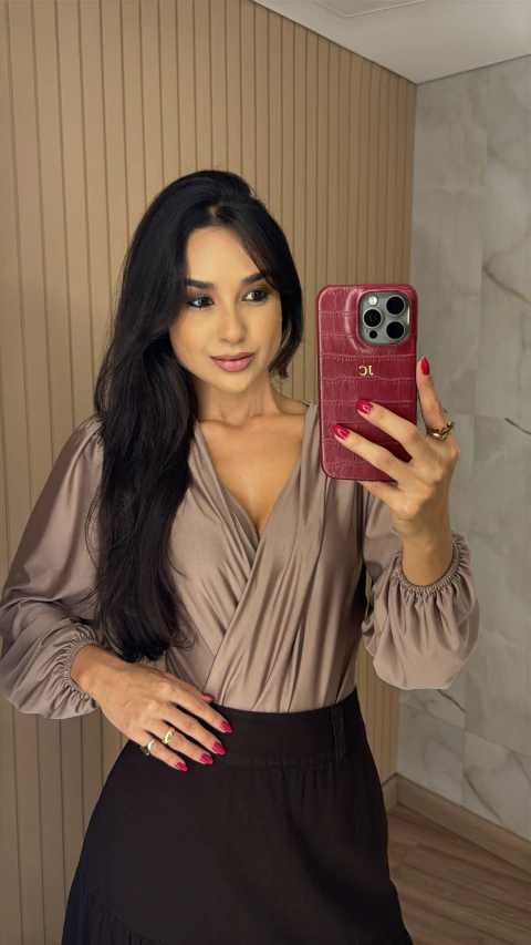 BODY POLIAMIDA TRANSPASSADO MANGA LONGA 0298 - comprar online