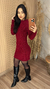 VESTIDO TRICOT BORDÔ - comprar online