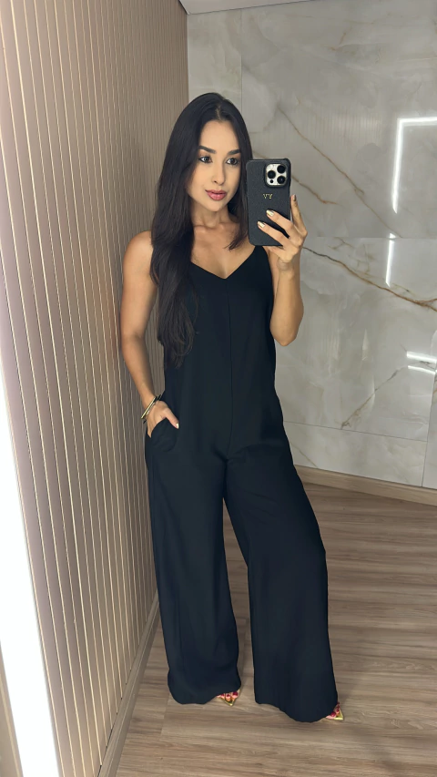 MACACÃO PANTALONA ALFAIATARIA ANNA 0271 - comprar online