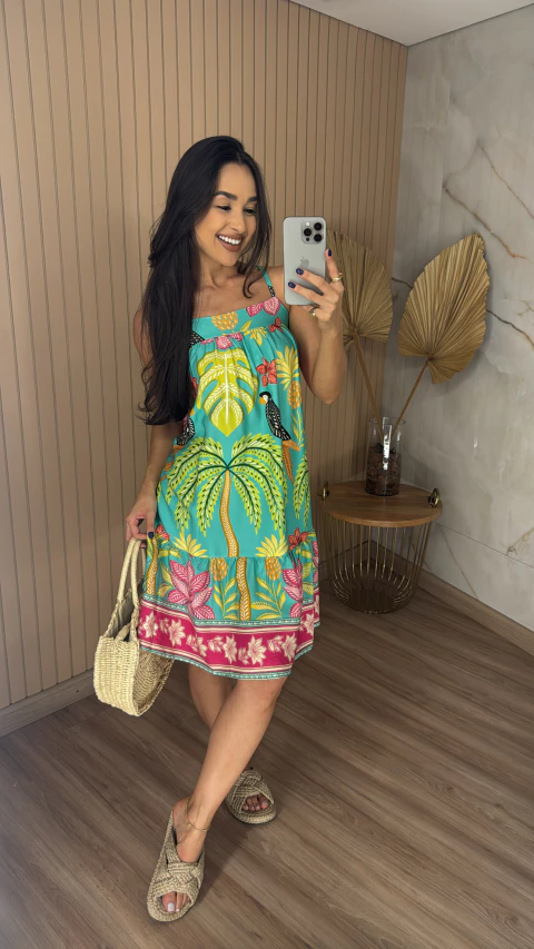 VESTIDO VISCOSE CURTO 0212 - comprar online