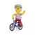 Figura Milhouse con bicicleta - Los Simpsons - Producto Oficial en internet