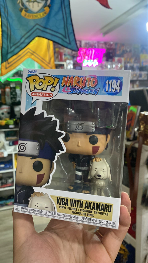 FUNKO POP! KIBA WITH AKAMARU 1194 - NARUTO SHIPPUDEN