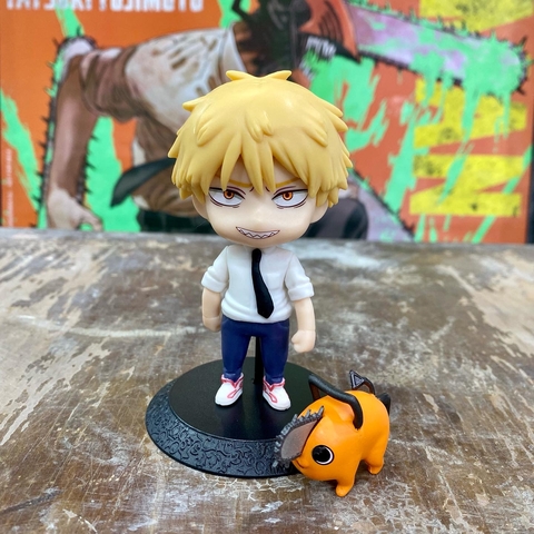 Figura coleccionable CHAINSAWMAN - Denji + Pochita