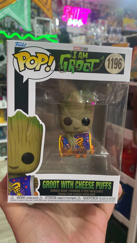 FUNKO POP! GROOT WITH CHEESE PUFFS 1196