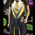 Delantal Hufflepuff - Licencia Oficial Harry Potter