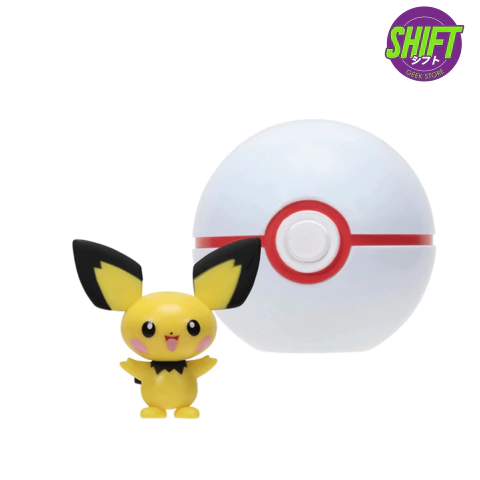 Figura Pichu + Honorball Clip N GO - Pokemon