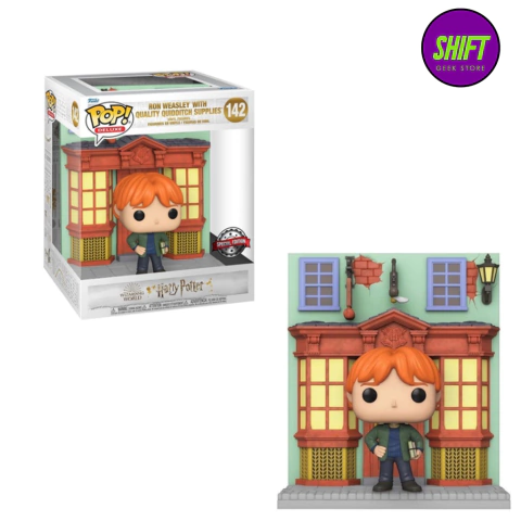 Funko Pop! DELUXE: RON WEASLEY WITH QUALITY QUIDDITCH SUPPLIES - HARRY POTTER WIZARDING WORLD