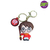 Llavero Silicona - Harry Potter - Quidditch