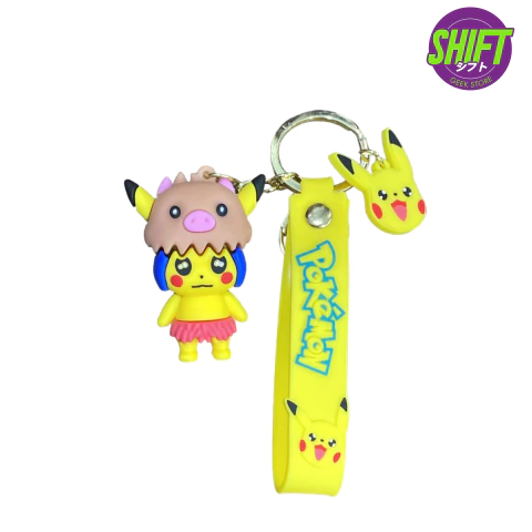 Llavero Silicona - Pikachu cosplay Inosuke