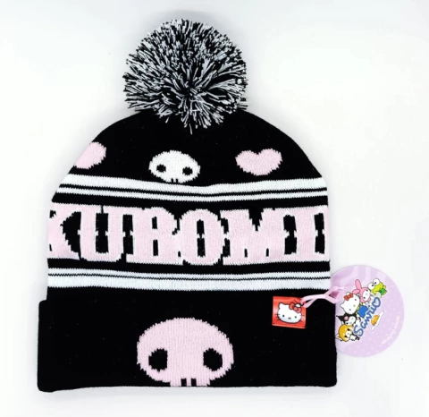 Gorro Pompon Kuromi - Sanrio - Producto Oficial
