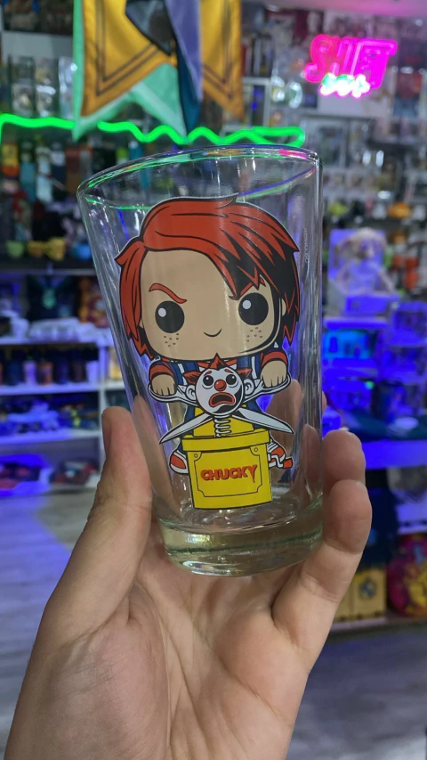 Vaso de vidrio Chucky - comprar online