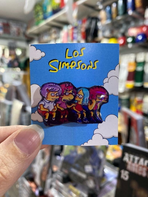 Pin Martin, Milhouse, Bart, Nelson - Los Simpsons