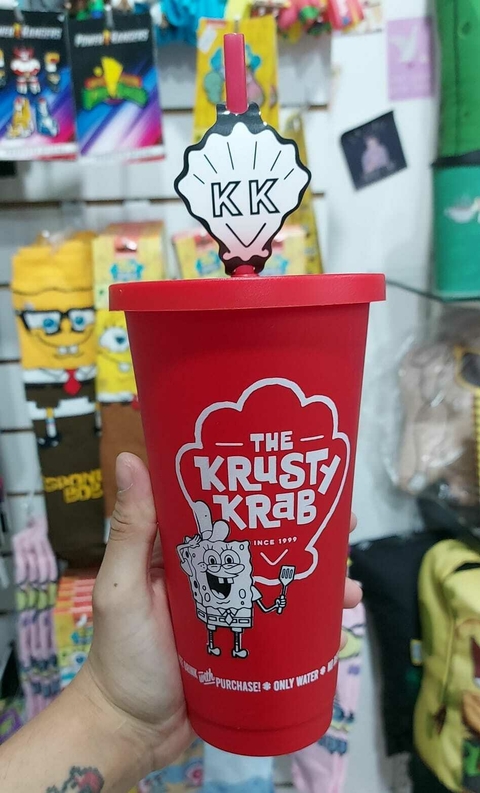 Vaso The Krusty Krab - Bob Esponja - con sorbete - XL