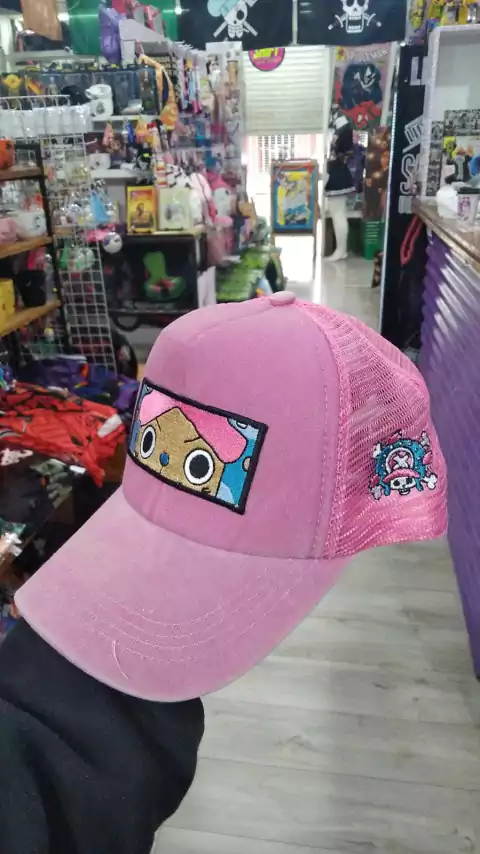 Gorra Trucker Chopper - One Piece - Rosa