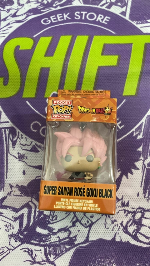 Funko Pocket Pop! Kyechain Super Saiyan Rose Goku Black - Dragon Ball Super - Llavero