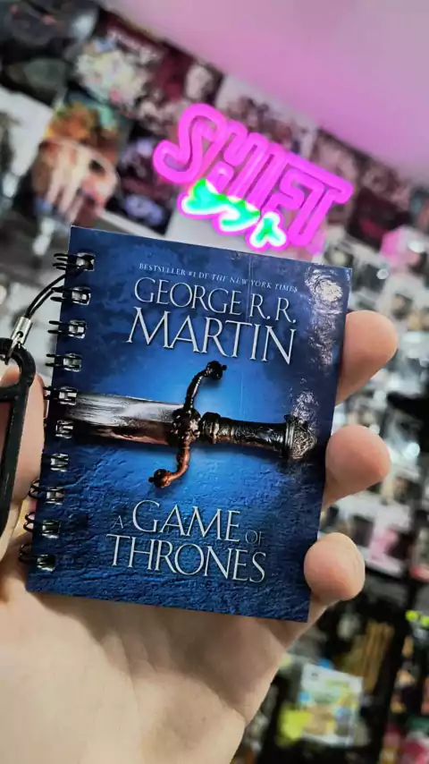 Llavero Mini Cuaderno Game Of Thrones - Producto Oficial