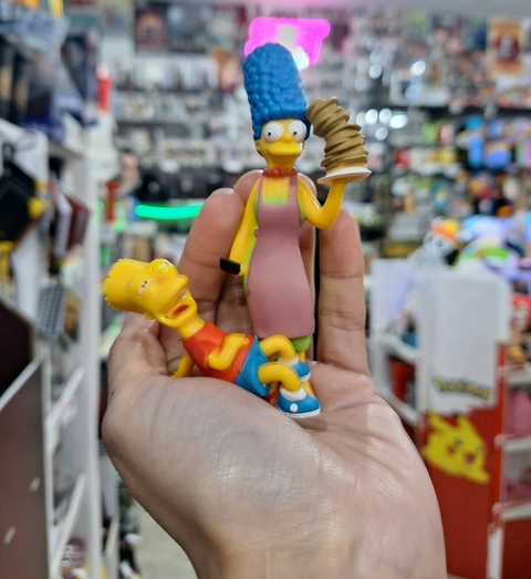 Figura Marge y Bart - Los Simpsons