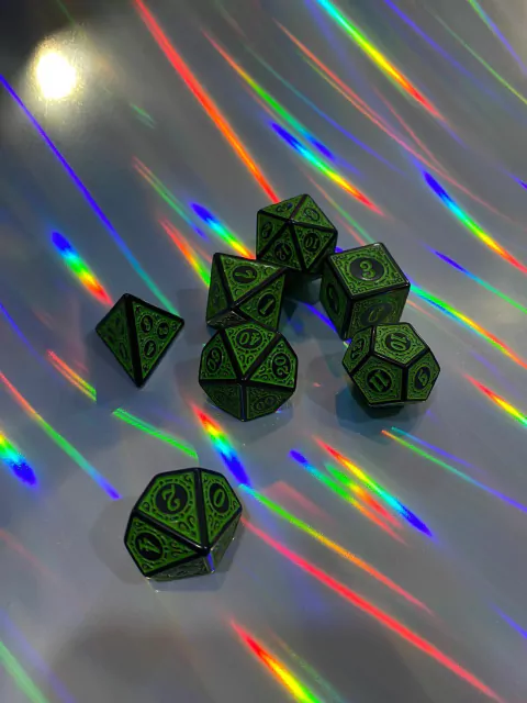 Set Dados Especiales Verde