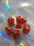 Set Dados Rojo Veteado