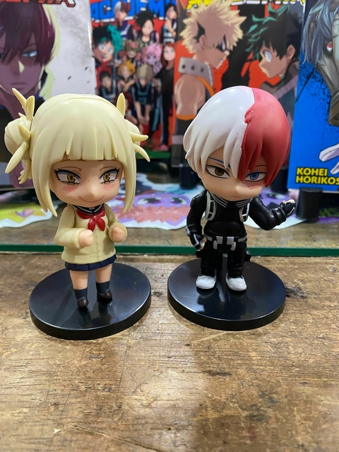 Figura Shoto Todoroki y Himiko Toga - My Hero Academia