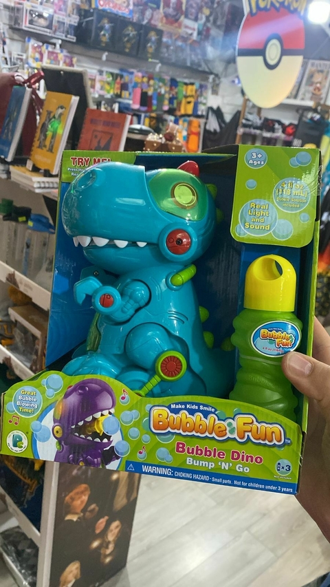 Burbujero Dinosaurio Bubble Fun - Producto Oficial