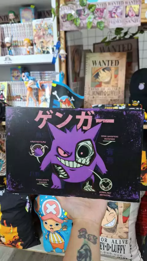 Chapa Decorativa Gengar - Pokemon