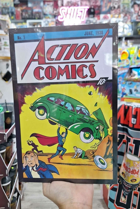 Cuadro Chico Action Comics - Superman (20 cm x 30 cm)