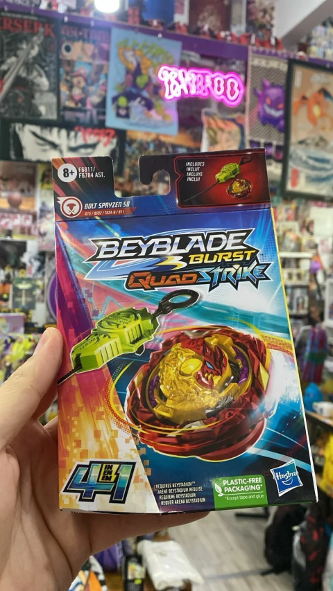 Beyblade Burst QuadStrike Rojo Amarillo - Hasbro