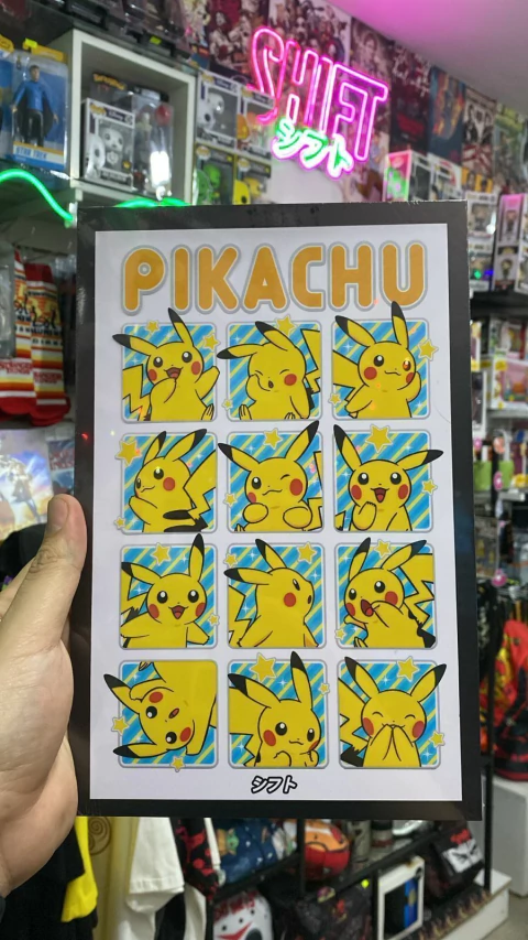 Cuadro Chico Pikachu - Pokemon (20 cm x 30 cm) - comprar online