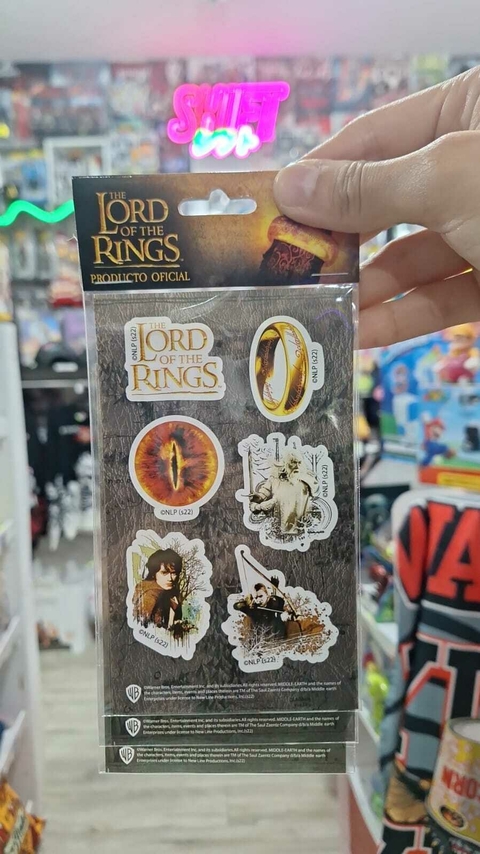 Sticker The Lord Of The Rings Pack x 3 - Producto Oficial - comprar online