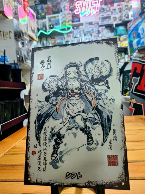 Chapa Decorativa Nezuko Kamado - Demon Slayer - comprar online