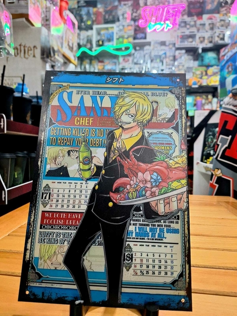 Chapa Decorativa Sanji Chef - One Piece - comprar online