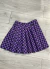 Pollera Cuadriculada violeta y Negro - comprar online