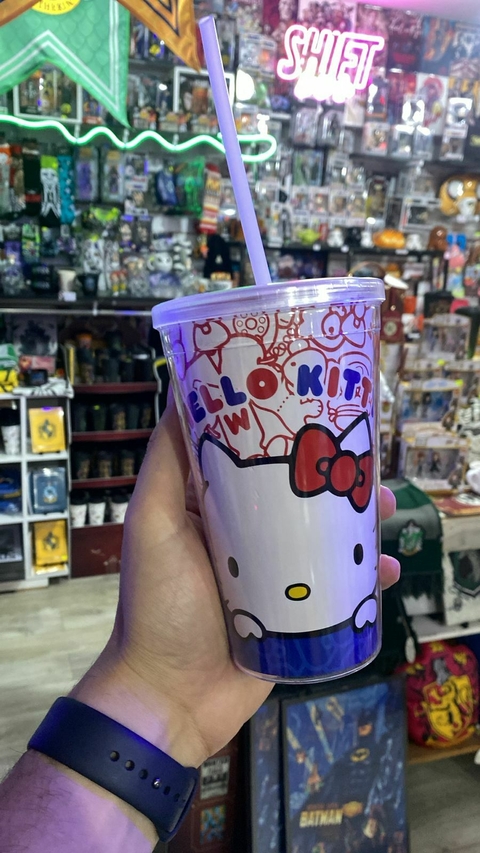 Vaso Acrilico Hello Kitty - comprar online