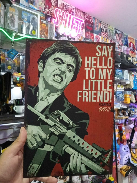 Chapa Decorativa Scarface - comprar online