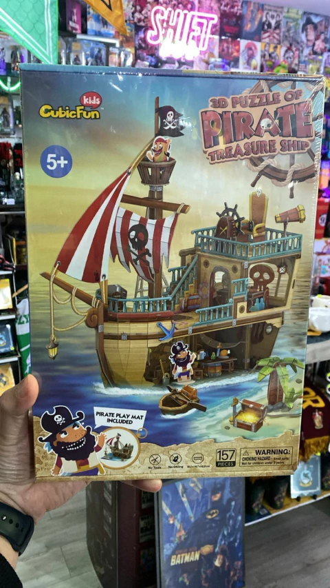 Puzzle 3D Pirate Treasure Ship - comprar online