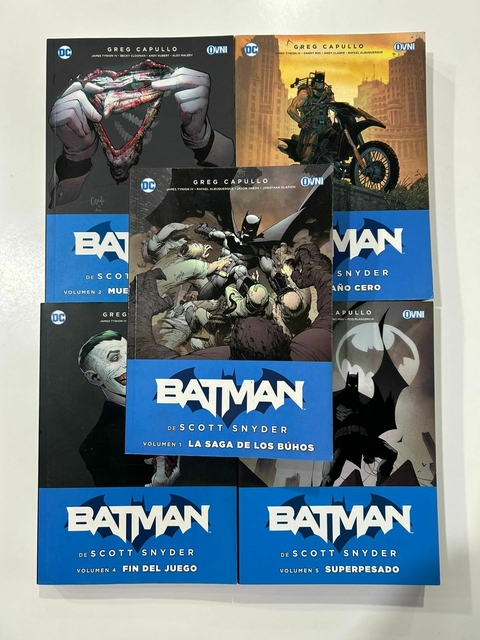 COLECCION BATMAN SCOTT SNYDER TOMO 1 AL 5 - comprar online