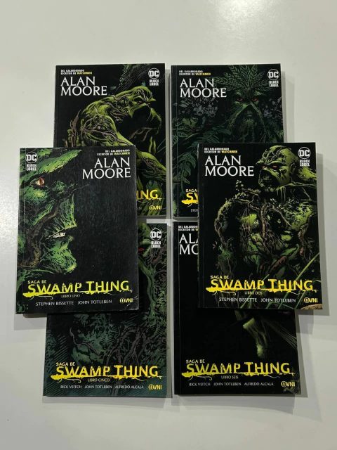 COLECCION SWAMP THING DE ALAN MOORE TOMO 1 AL 6 - comprar online