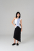 vestido contê longo, exclusivo e upcycled - comprar online