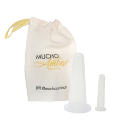 Set x2 Copas Ventosas De Silicona Para Rostro. Cupping - comprar online