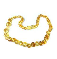 Collar para adultos de 45 cm pulido. - MUCHO ÁMBAR