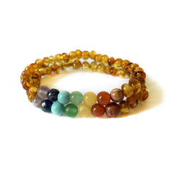 Imagen de Pulsera 18 cm. 7 Chakras (elástica)
