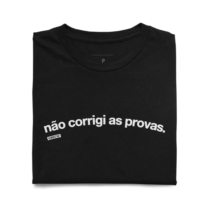 Não corrigi