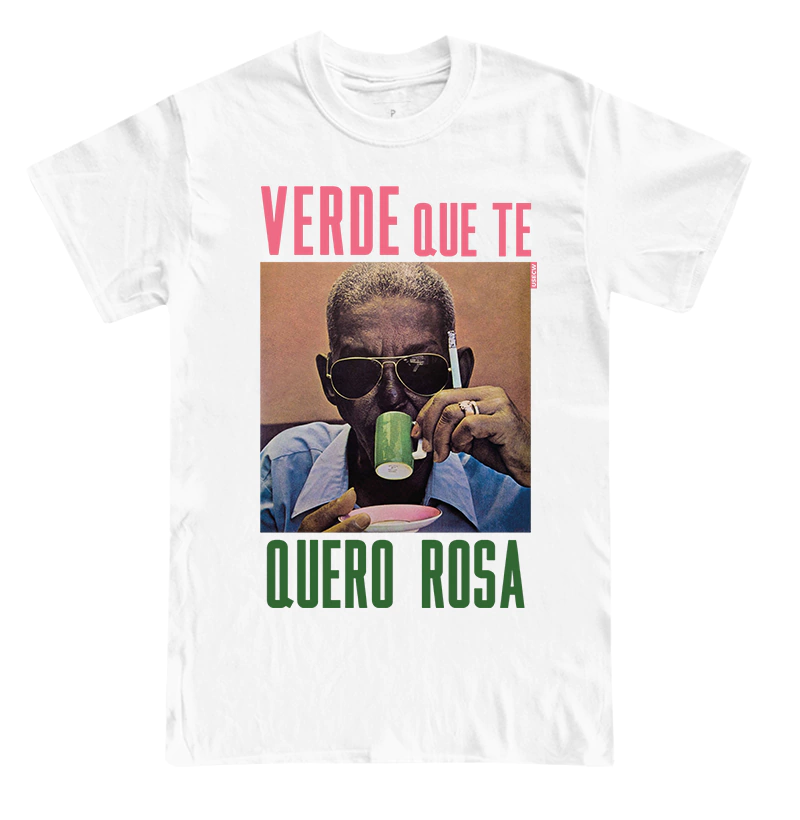 Camiseta Verde Rosa