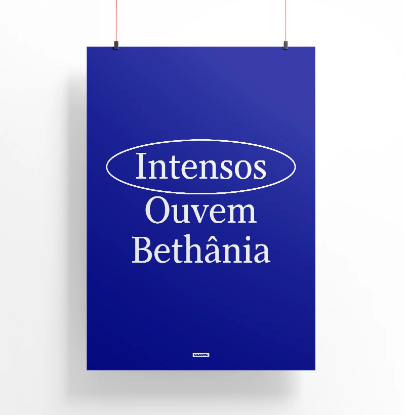 Poster Ouvem Bethânia
