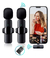 MICROFONO CORBATERO INALAMBRICO K9 IPHONE DOBLE - comprar online