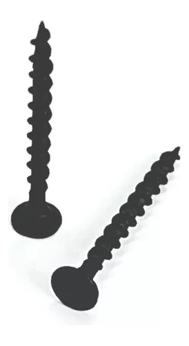 TORNILLO DRYWALL MADERA PTA AGUJA PASO GRUESO NEGRO 10X2, 500U