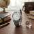 RELOJ CASIO ANALOGO MTP-V004D-7B DE ACERO CON FONDO BLANCO