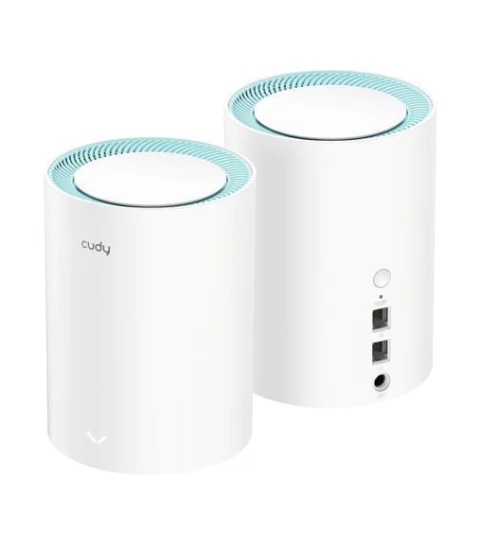SISTEMA MESH WIFI CUDY M1300(2-PACK) AC1200 WI-FI GIGABIT ME